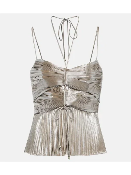 Top Altuzarra cu gât halter