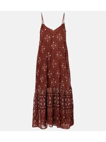 Rochie Juliet Dunn cu imagine de costum maro