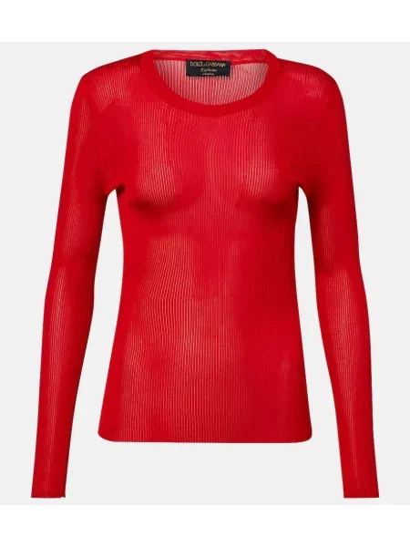 Pulover Dolce&gabbana tricotate roșu