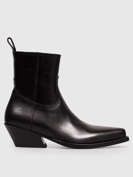Шкіряні козаки Imme Ann Demeulemeester чорні