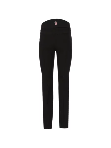 Pantaloni Moncler Grenoble cu autograf negru