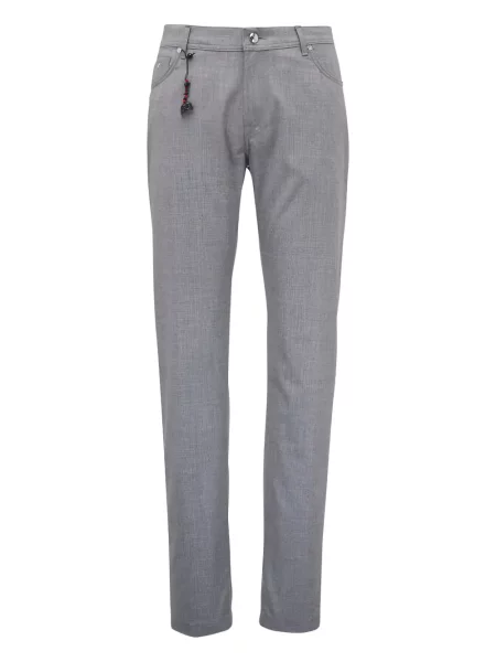 Kalhoty Marco Pescarolo šedé