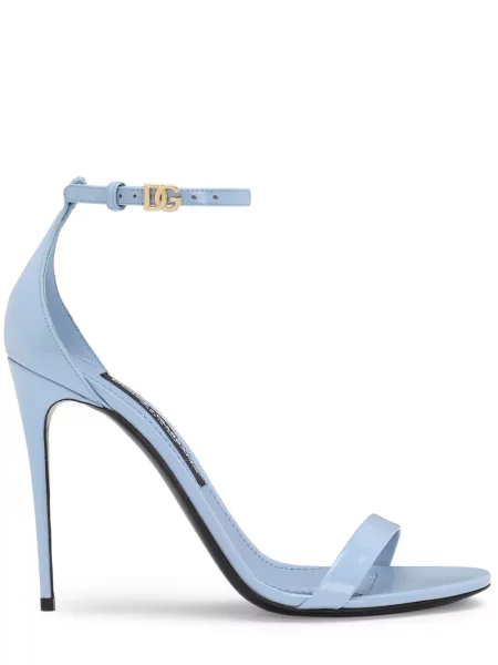 Sandale Dolce & Gabbana din piele albastru