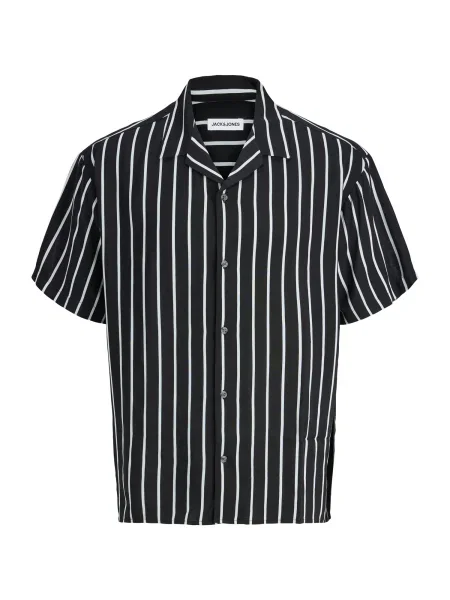 JACK & JONES Košile JJEJeff / bílá černá
