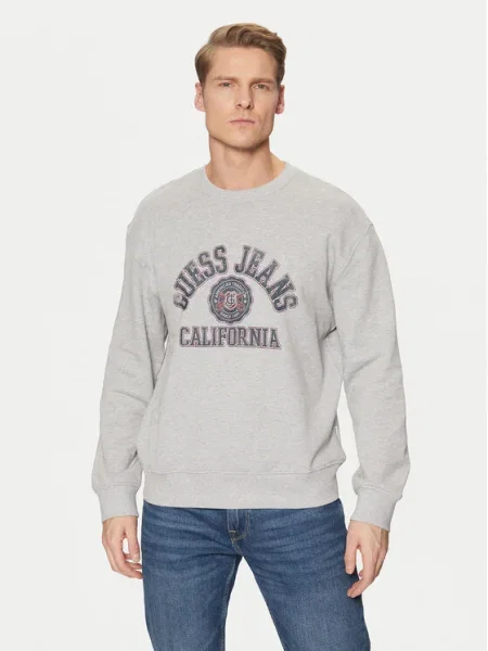 Guess Jeans Суитшърт сив
