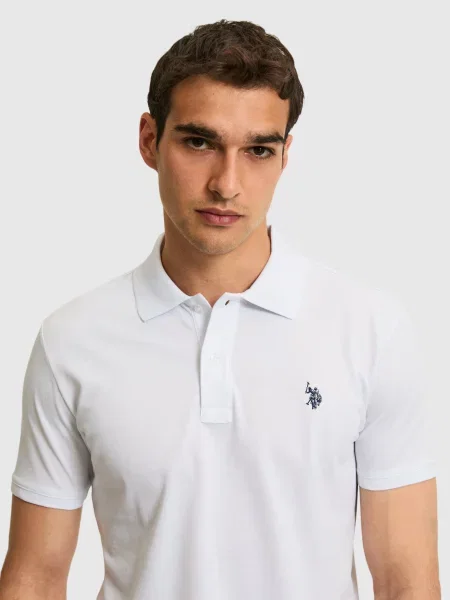 Поло US Polo білий
