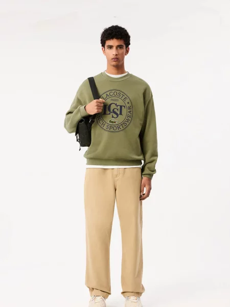 Свитшот Lacoste зеленый