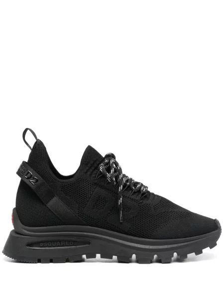 Sneakerși Dsquared2 din jacard negru