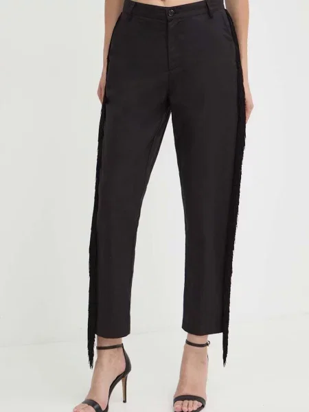 Pinko pantaloni din amestec de in negru