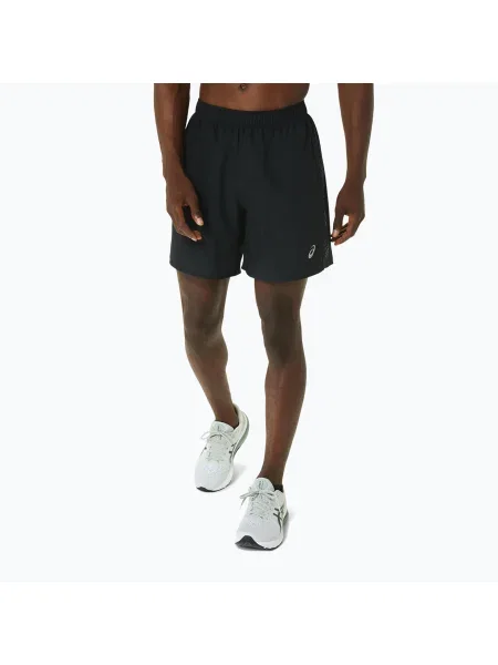 Olcsóbban. Férfi futó rövidnadrág ASICS Icon performance black/carrier grey. Méret: S fekete