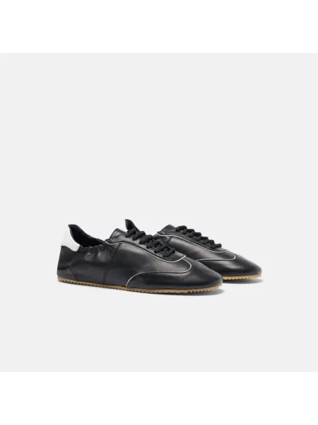 Sneakersy Scarosso skórzane czarne