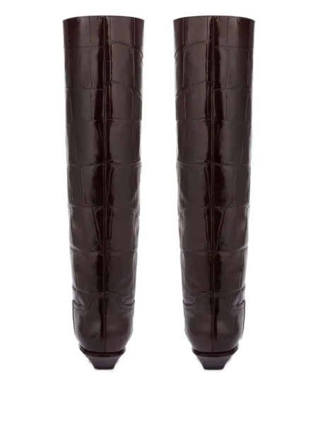 Botine Paris Texas din piele maro