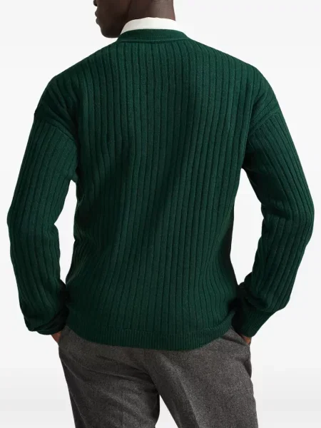 Ριγέ polo Polo Ralph Lauren με κουκούλα με αυτόγραφο λευκό
