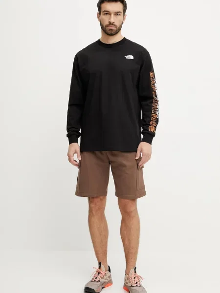 Majica z dolgimi rokavi The North Face TNF X NSE črna