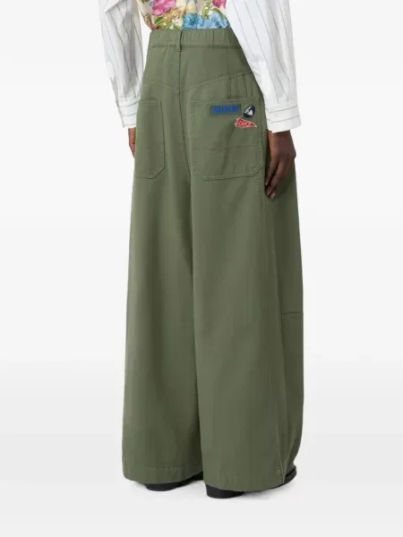 Pantaloni palazzo Weekend Max Mara verde