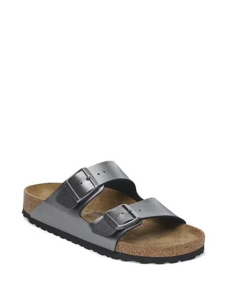 Sandale Birkenstock cu cataramă gri