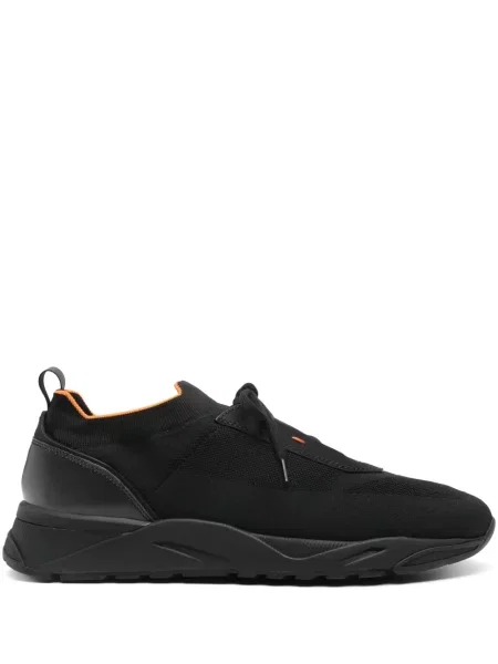 Sneakerși Santoni stretch negru