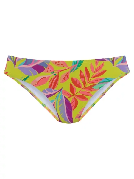 S.Oliver Slip costum de baie / verde galben