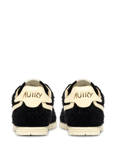 Sneakerși Autry din piele de căprioară negru
