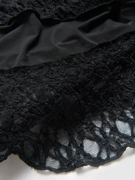 Reserved Асиметрична спідниця чорний