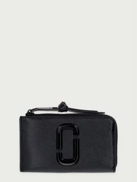 MARC JACOBS portofel pentru femei din piele THE TOP ZIP MULTI WALLET negru