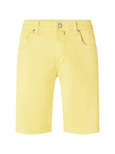 Pantaloni scurți din denim Jacob Cohën galben