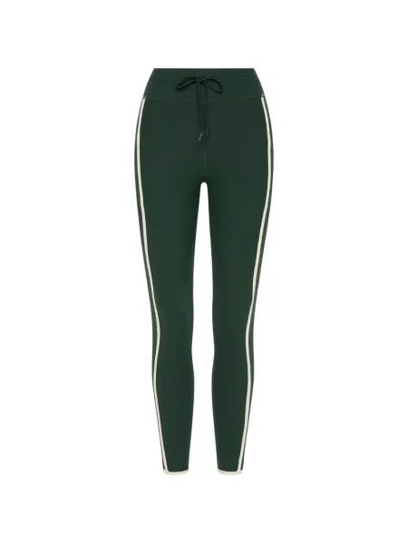 Leggings The Upside cu dungi verde