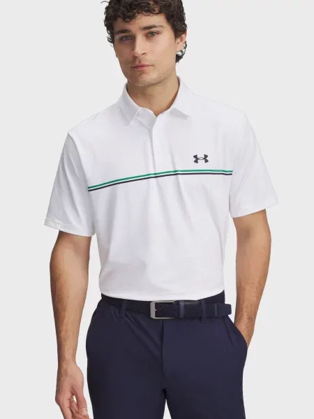 Спортивная футболка Under Armour в полоску белая