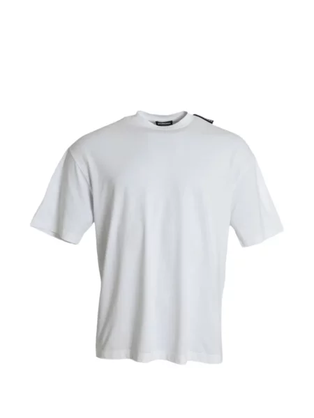 Tricou Balenciaga cu autograf alb
