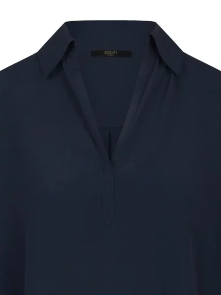 Dugo košulja Seventy s V-izrezom plava