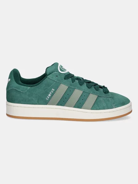 Tenisice od brušene kože adidas Originals Campus zelena