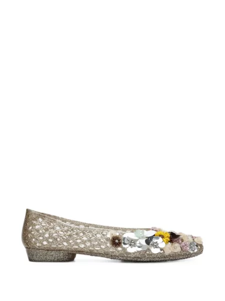 Balerini Heavenly Jelly cu model floral cu mărgele