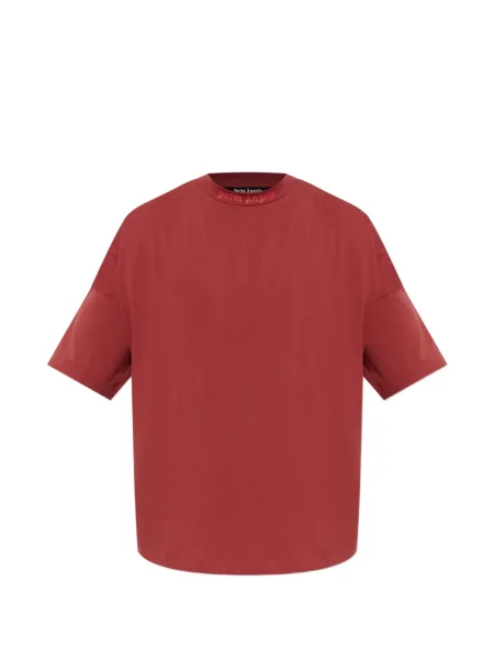 Tricou Palm Angels cu imagine clasic roșu