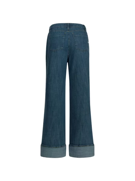 Blugi cu picior larg Shaft Jeans albastru