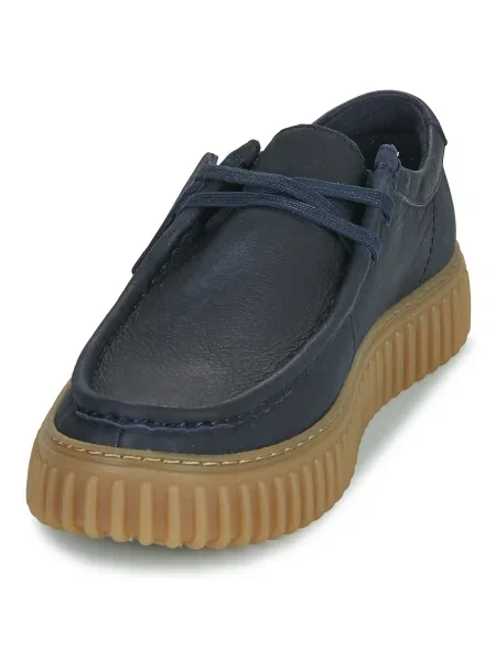 Pantofi Clarks din dantelă albastru