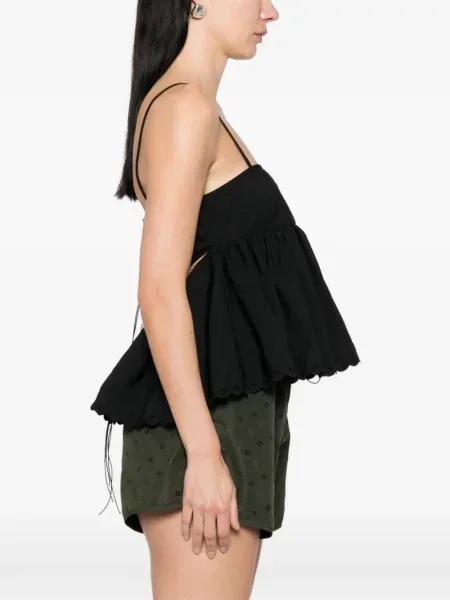 Tafta top Cecilie Bahnsen czarny