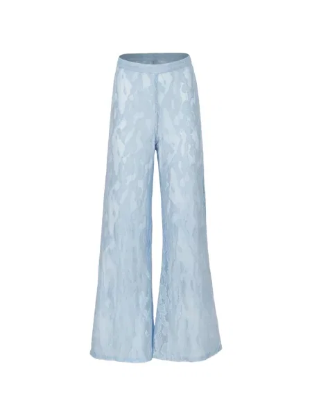 Pantaloni Baobab din dantelă albastru
