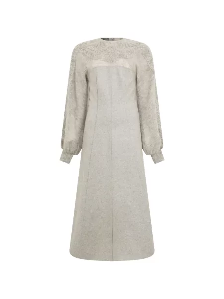 Lung rochie midi Alberta Ferretti gri