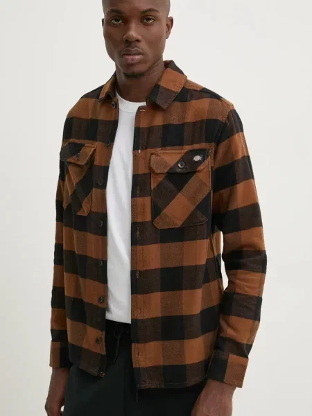Dickies Košile hnědá