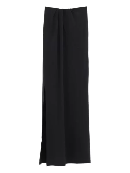 Fusta maxi Jacquemus cu crăpătură negru