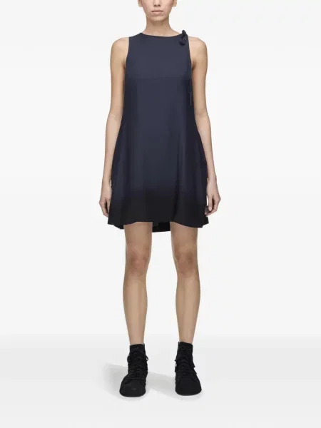 Rochie mini Y-3 fără mâneci gri