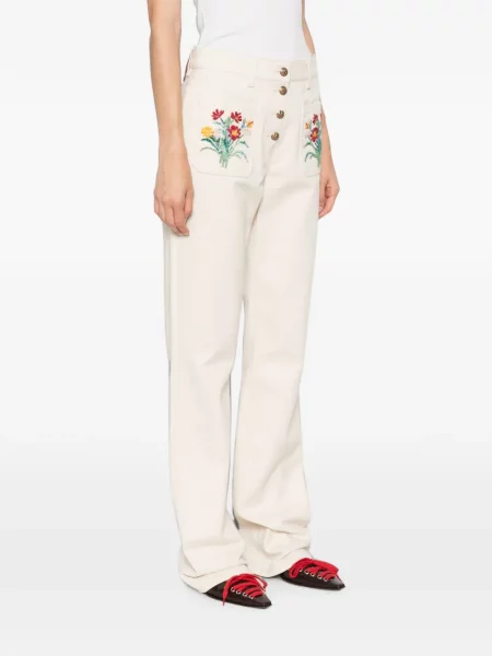 Blugi Valentino Garavani cu model floral