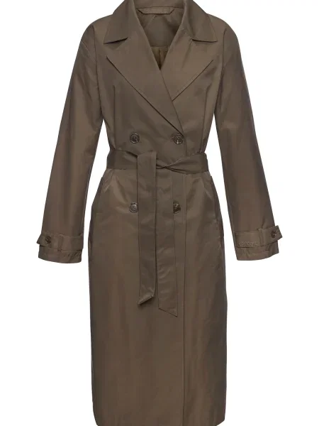 FRENCH CONNECTION Palton de primăvară-toamnă kaki