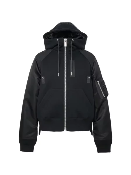 Hoodie Sacai μαύρο