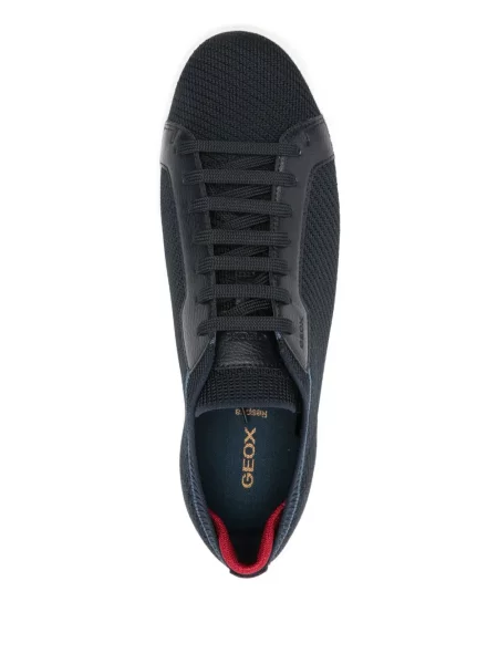 Sneakerși Geox cu șireturi din dantelă albastru
