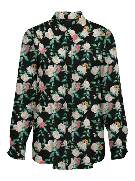 VERO MODA Bluză NYA kitt / verde / roz pal / negru alb