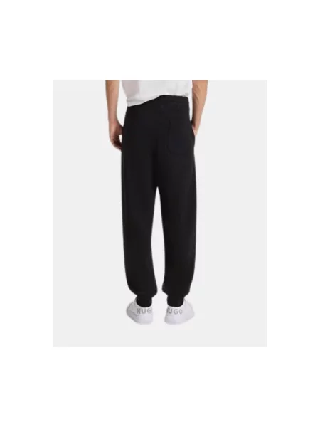 HUGO Pantaloni trening Nevez negru