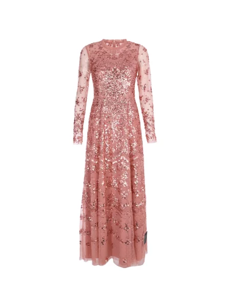 Rochie Needle & Thread cu paiete roz