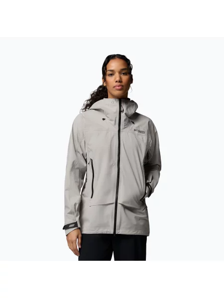 Kurtka softshell Columbia Saudan Pro 3L flint grey szary