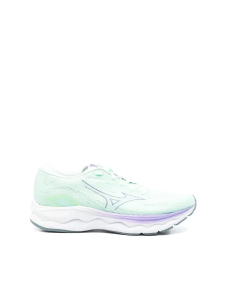 Lniane sneakersy Mizuno niebieskie